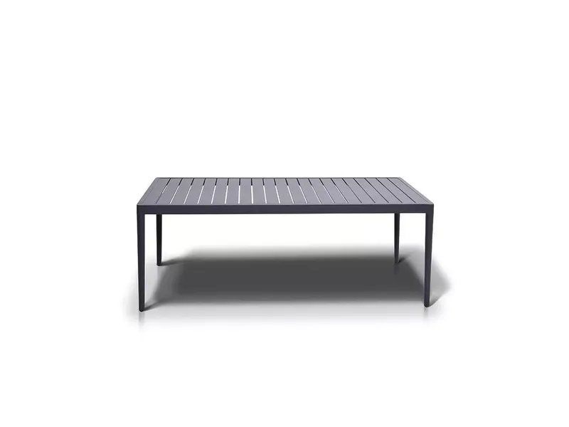 Журнальный столик Канны алюминиевый цвет темно-серый