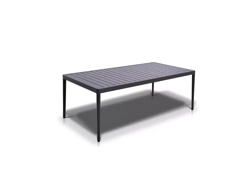 Журнальный столик Канны алюминиевый цвет темно-серый