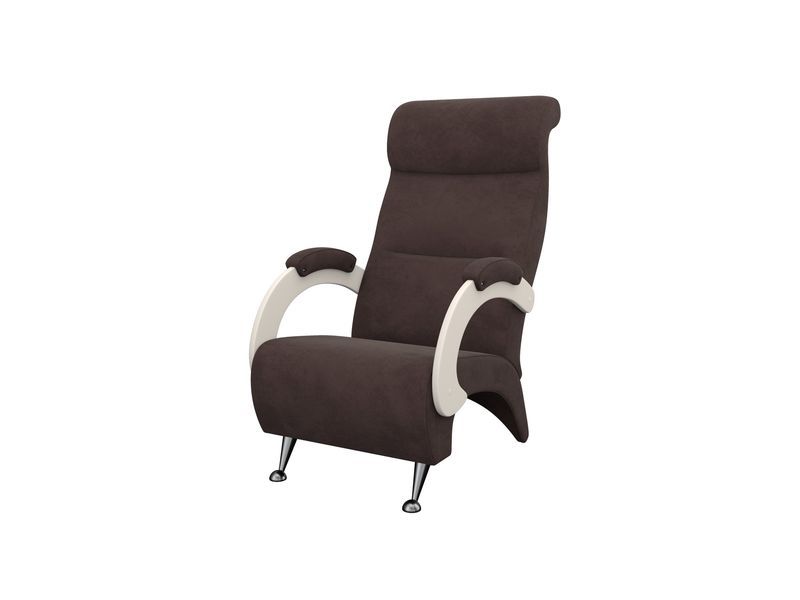 Кресло для отдыха Модель 9-Д цвет Дуб шампань/Verona Wenge/Хром