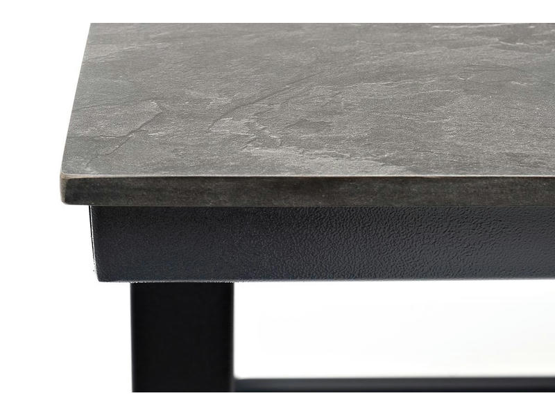 Рио стол из HPL 140х70см, H75, цвет столешницы серый гранит