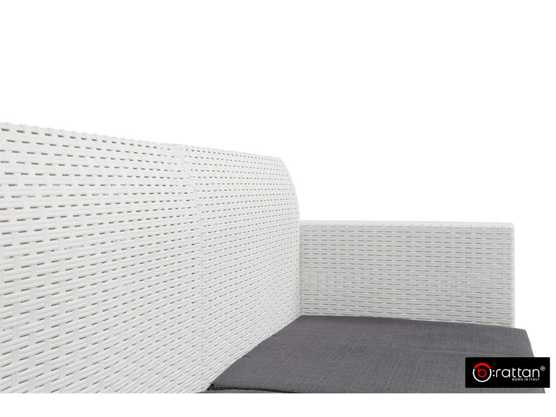 Комплект мебели NEBRASKA SOFA 3 (3х местный диван), белый