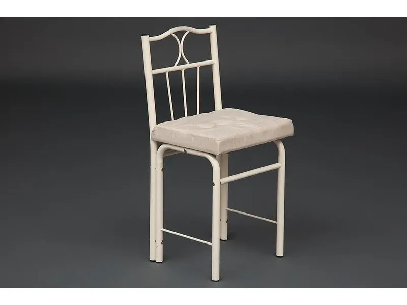 Столик туалетный CANZONA (столик/зеркало + стул) цвет белый