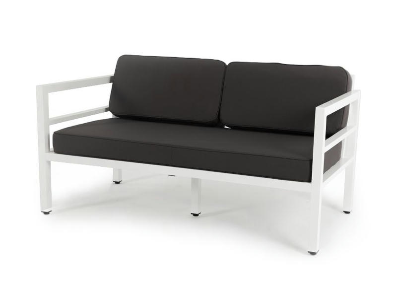 Эстелья диван двухместный, алюминиевый каркас