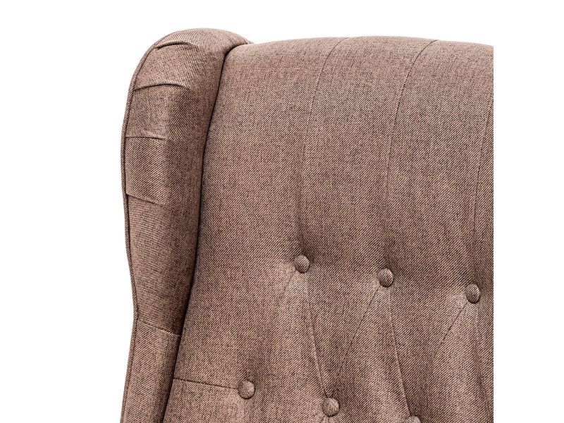 Кресло Leset Бруно цвет Венге/Preston 232 коричневый