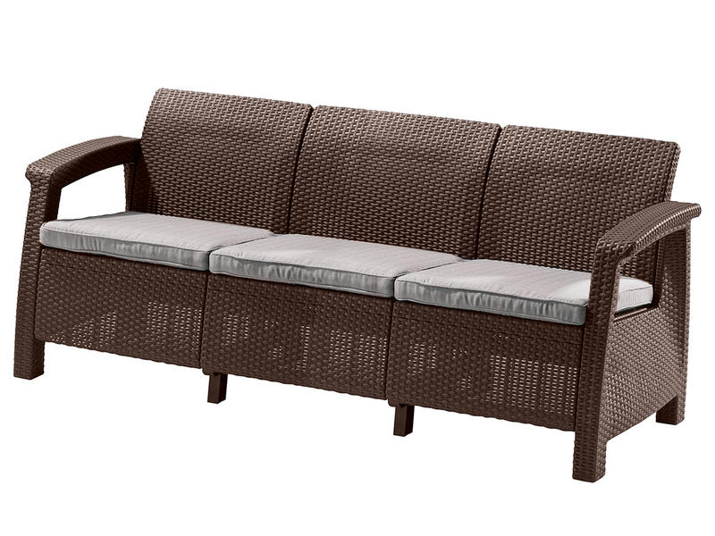 Комплект мебели Corfu Russia Love Seat Max (3х мест.диван) цвет коричневый
