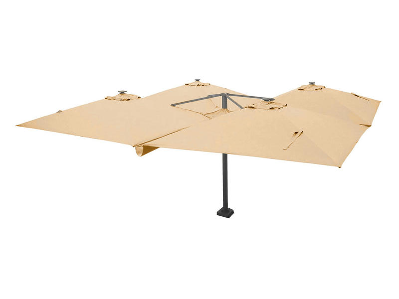 Зонт четверной Тулуза 3*3м, цвет песочный