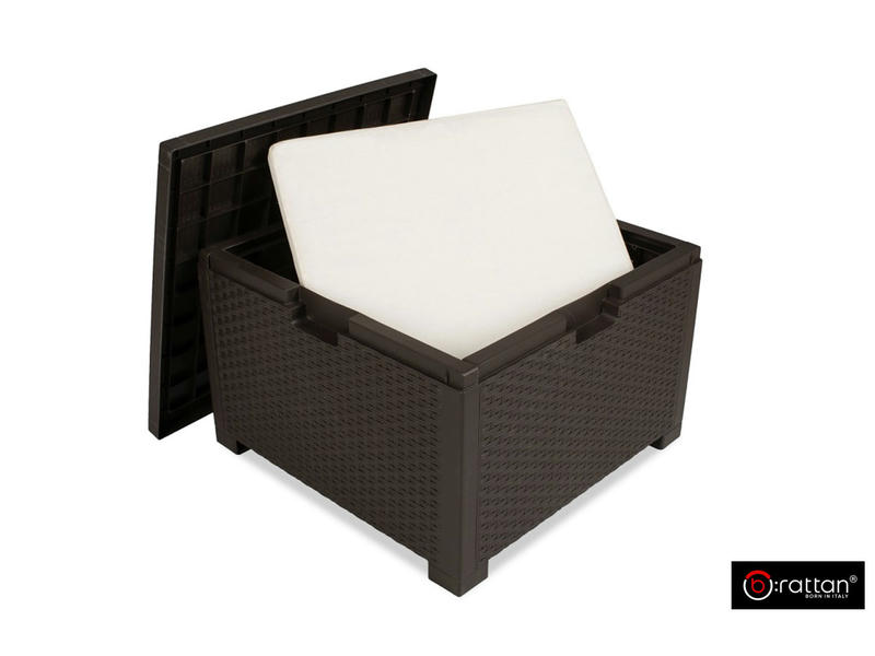 Ящик для подушек для мебели цвет коричневый