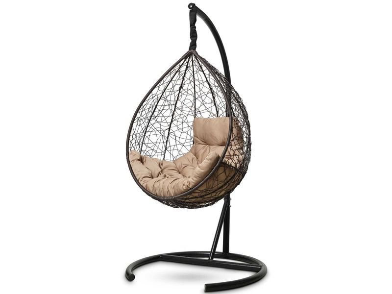 Подвесное кресло-кокон SEVILLA COMFORT цвет коричневый