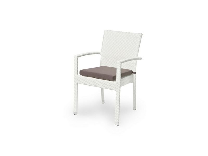 Плетеный стул MILANO белый