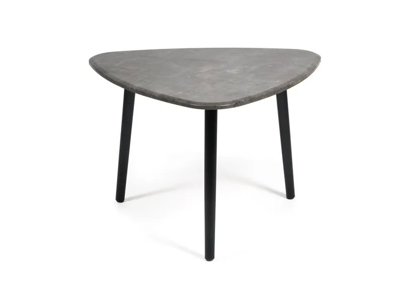 Стол журнальный TROYA цвет серый бетон (ножки черные)