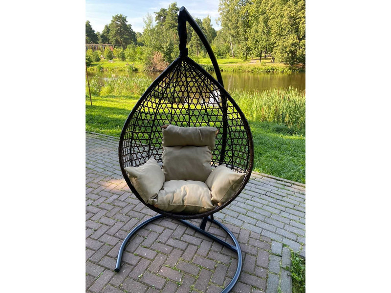 Подвесное кресло-кокон Montblanc (Монблан) цвет коричневый + каркас