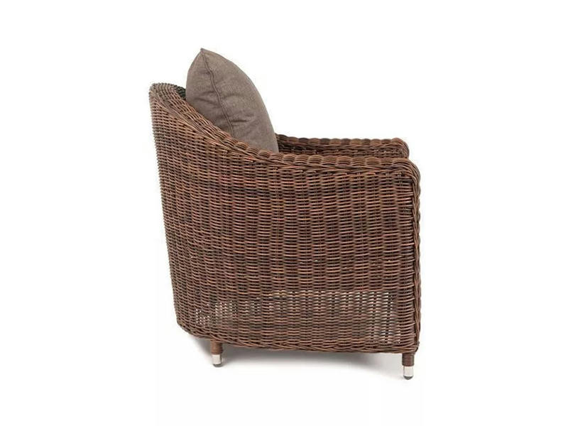 Кон Панна кресло из искусственного ротанга, цвет коричневый