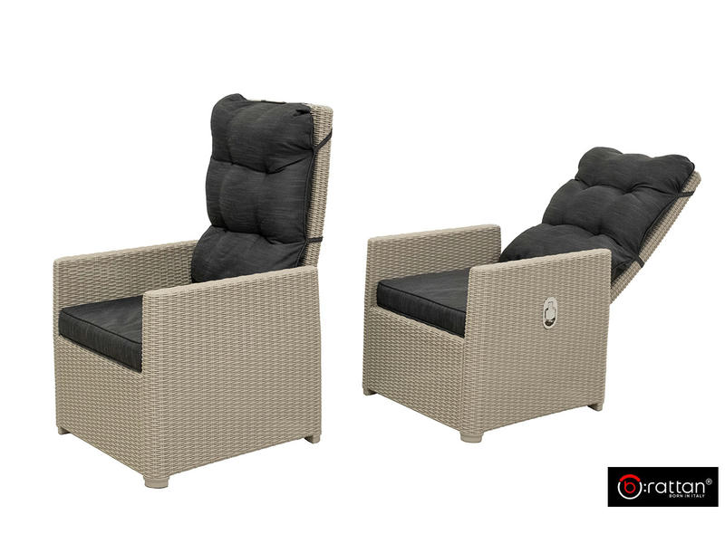 Комплект уличной мебели MANCHESTER SET 2, цвет серый