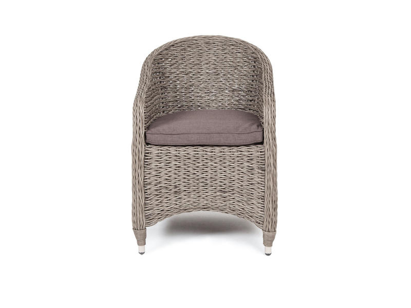 Равенна плетеное кресло из искусственного ротанга (гиацинт), цвет серый