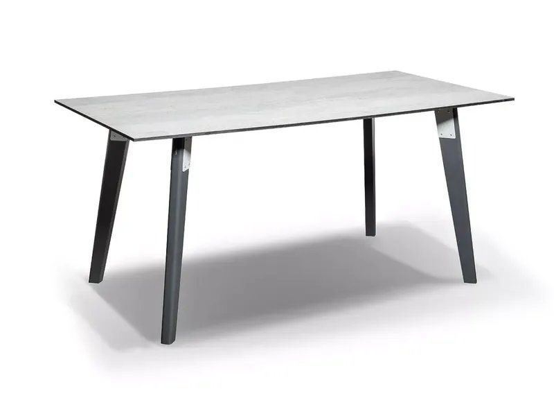 Обеденный стол Марко из HPL 160х80см цвет светло-серый