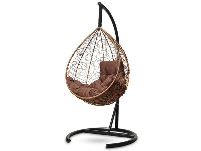 Подвесное кресло-кокон SEVILLA COMFORT цвет горячий шоколад