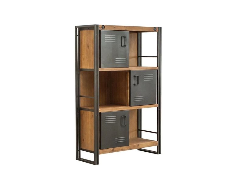  Шкаф CITY ( mod. CTY L03 ) 3 двери 90х35х140см цвет коричневый дым (smoke brown B034)