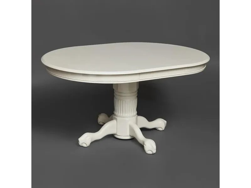 Стол круглый раскладной Rochester -STC- (4260-STC) цвет ivory white (слоновая кость 2-5)