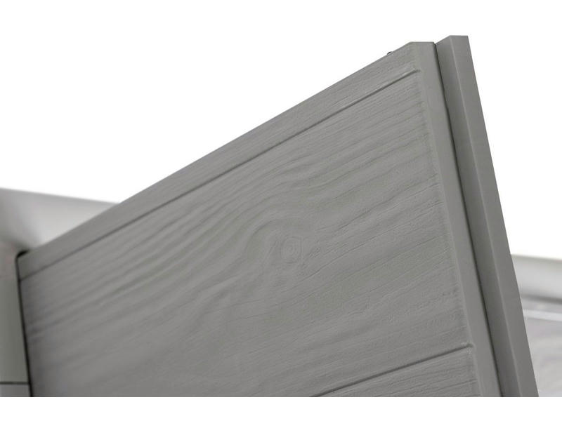 Уличный шкаф TOOMAX 2х дверный глубокий WOODY'S XL (4 полки), светло-серый