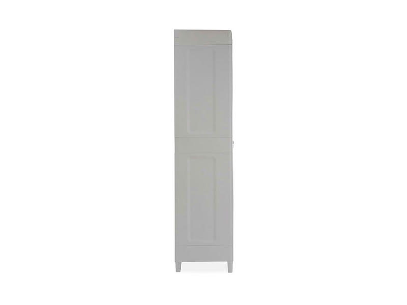 Уличный шкаф TOOMAX 2х дверный глубокий WOODY'S XL (3 полки), светло-серый