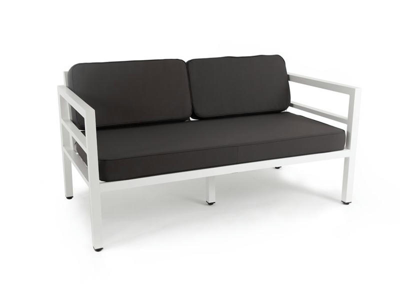 Эстелья диван двухместный, алюминиевый каркас