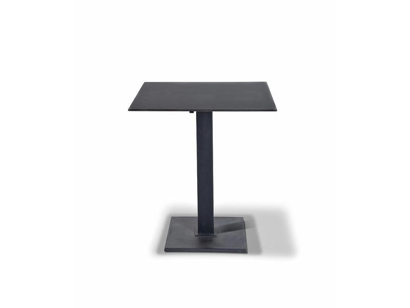 Каффе интерьерный стол из HPL квадратный 64х64см, цвет серый гранит
