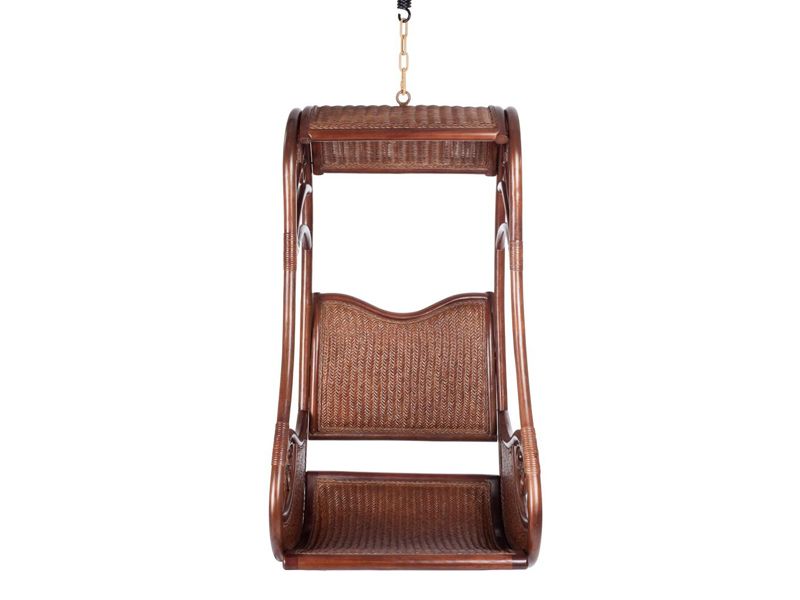 чаша подвесного кресла из натурального ротанга Hanging 003 - браун (коричневый)
