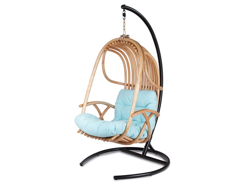 подвесное кресло из ротанга HOLE SWING  - цвет натуральный