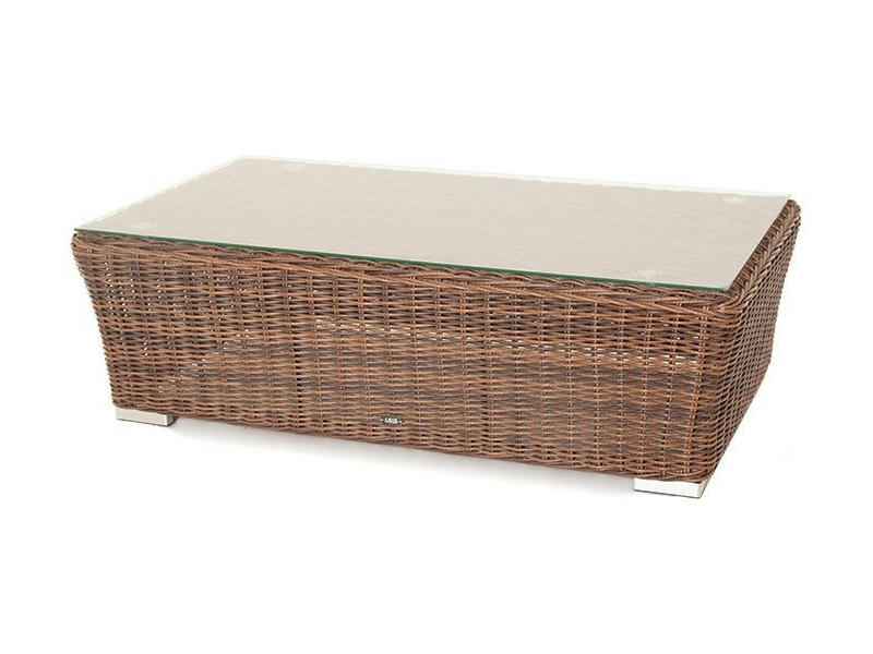 Капучино журнальный столик из искусственного ротанга, цвет коричневый