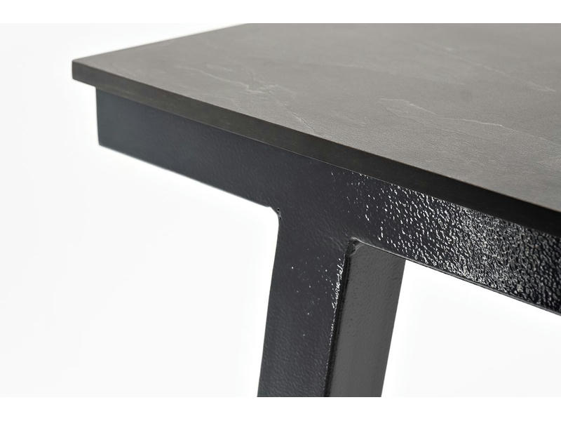 Рио стол барный из HPL 140х70см, H110, цвет столешницы серый гранит