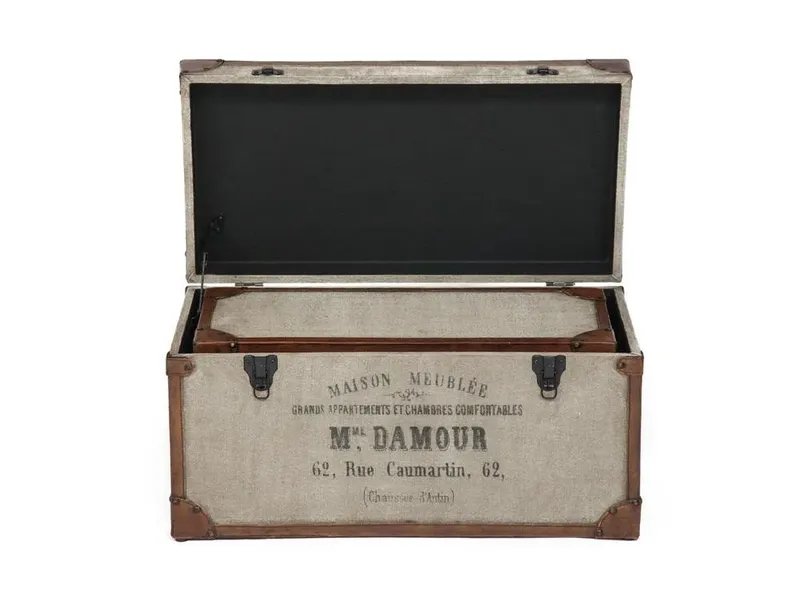 Набор из 2-х столиков-сундуков Secret De Maison FONDU (mod. M-12882) цвет коричневый ткань: винтаж