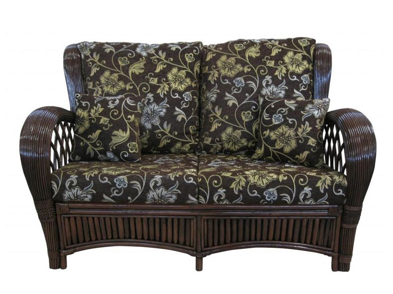 двухместный диван Casablanca - цвет темно-коричневый