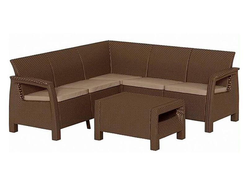 Комплект мебели Corfu Relax Set цвет коричневый