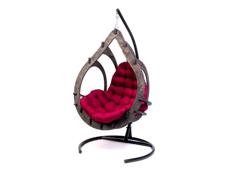 Подвесное кресло-кокон SEMERA цвет Эбеновое дерево
