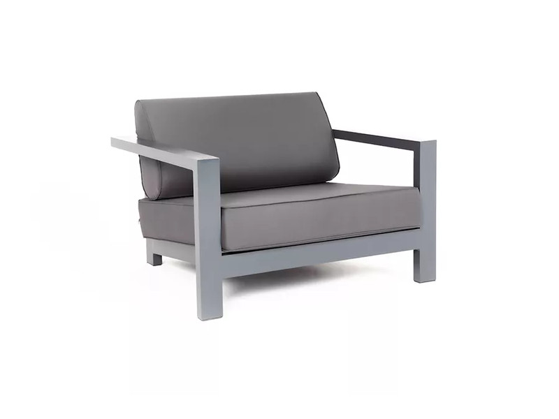 Гранада кресло алюминиевое, цвет серый