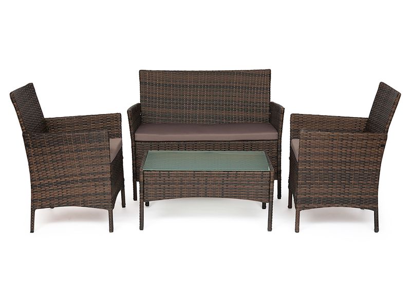 комплект мебели для отдыха Лаундж сет 210013A - цвет коричневый