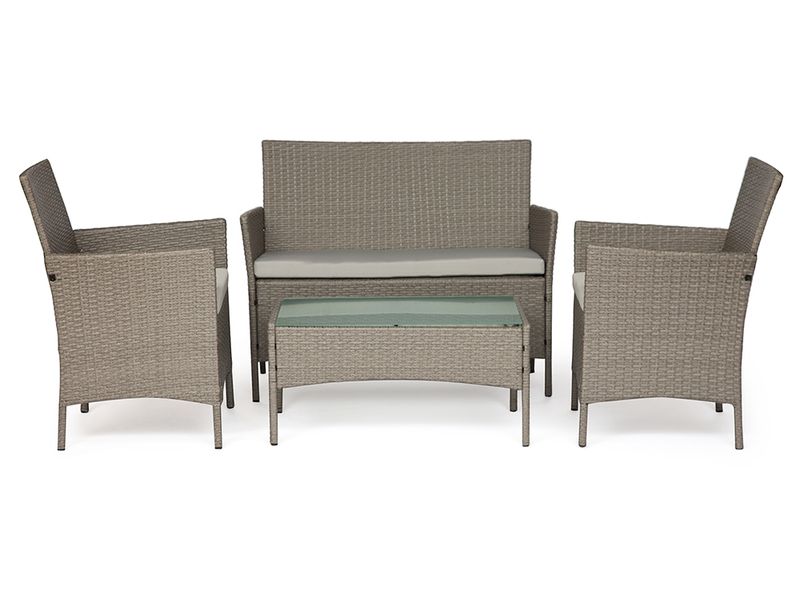 комплект мебели Лаундж сет 210013A Grey - цвет серый