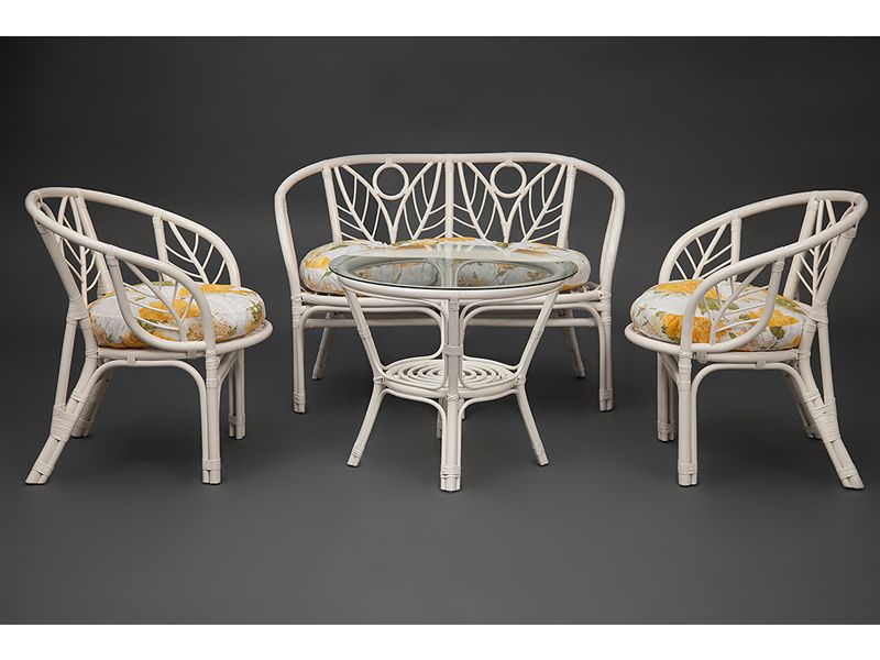 комплект мебели из ротанга Corsica цвет белый