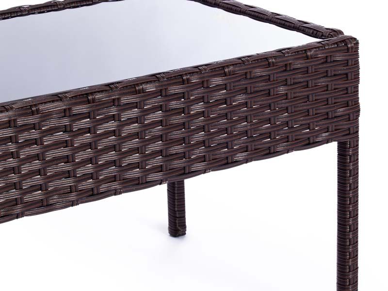 Комплект мебели Лаундж сет 210000 из искусственного ротанга цвет Brown/Коричневый