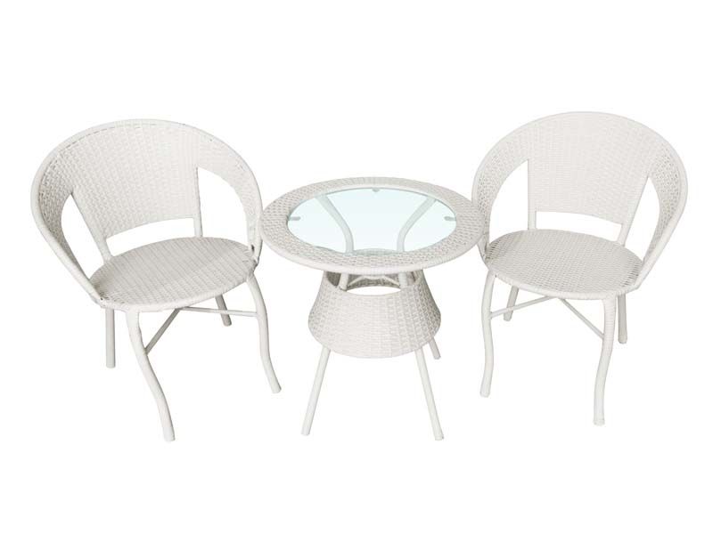 Комплект мебели TB885-F60 Bistro Wicker White цвет белый