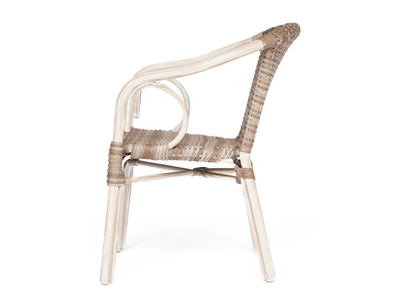кресло из полиротанга «Corino» (Корино) - цвет античный бежевый