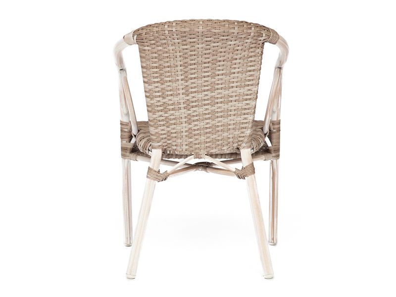 кресло из полиротанга «Corino» (Корино) - цвет античный бежевый