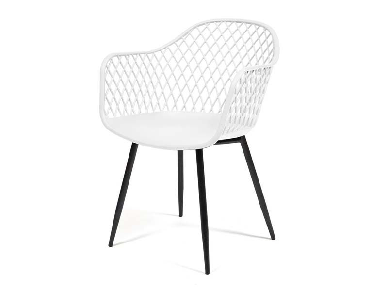 кресло Diego (mod. 8003) цвет белый/черный