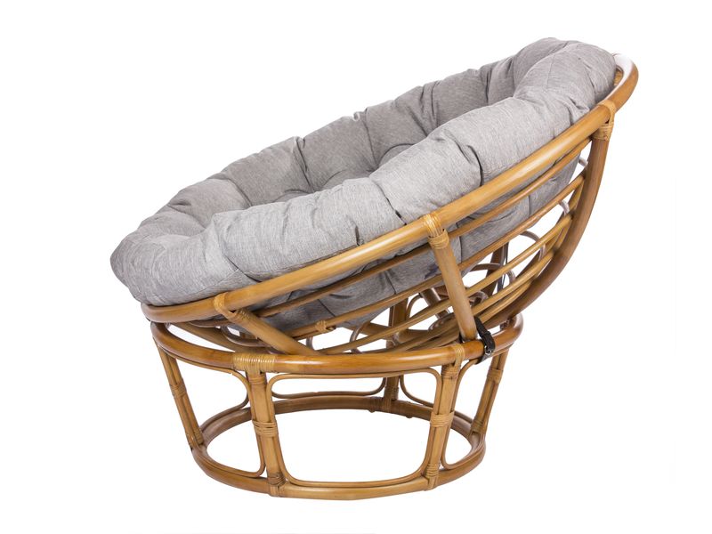кресло для отдыха Papasan CHAIR с подушкой MI-003 цвет золотой мёд