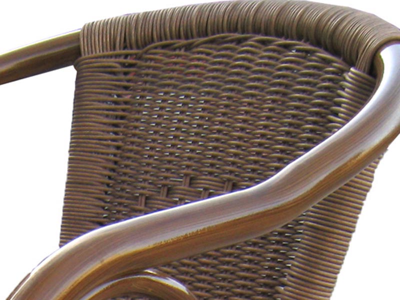 кресло из искусственного ротанга A-2010 - капучино