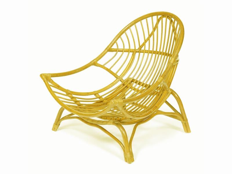 кресло с подушкой из натурального ротанга Venice цвет мёд