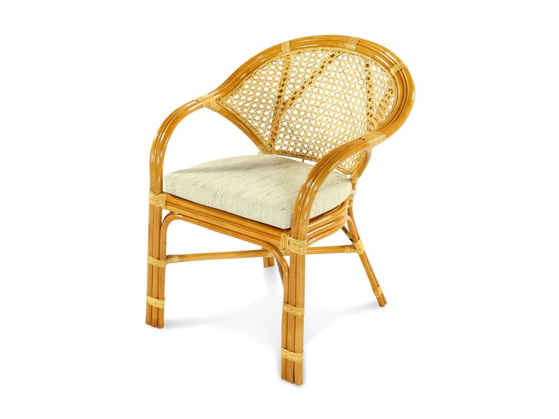 кресло из натурального ротанга Java 11/24b цвет коньяк