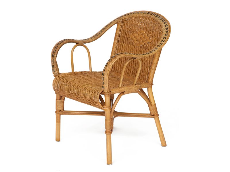 кресло из ротанга Merak Chair цвет темный мед