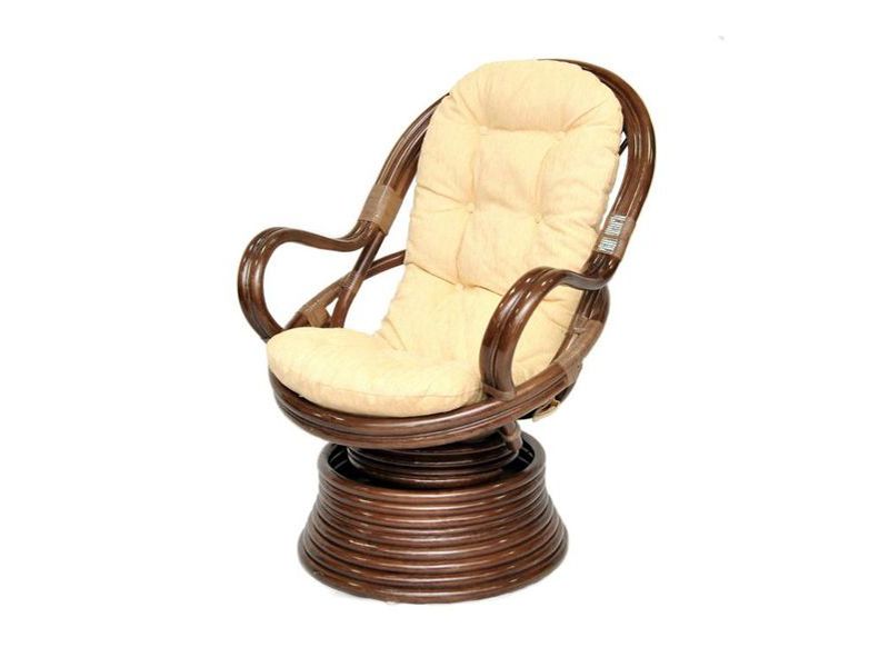 кресло-качалка из натурального ротанга 05/21В Ellena - цвет браун