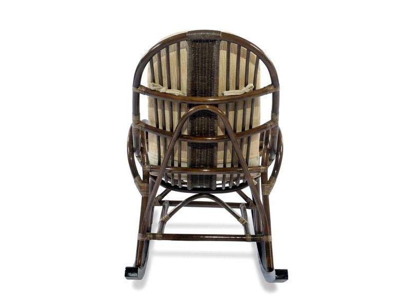 кресло-качалка из натурального ротанга 05/23 Garuda - цвет браун